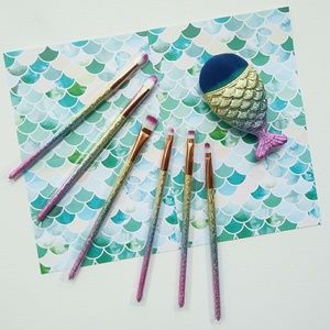 Ombre glitter brush set